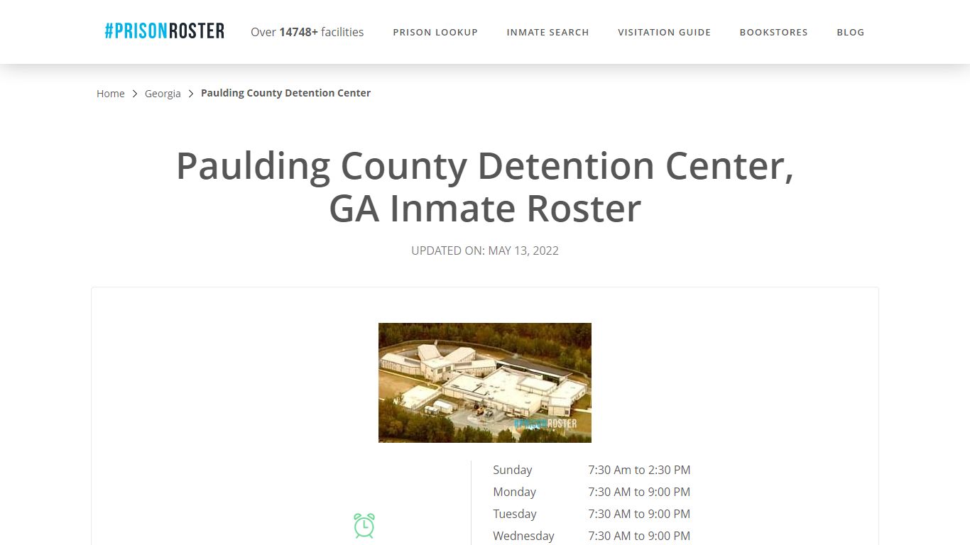 Paulding County Detention Center, GA Inmate Roster